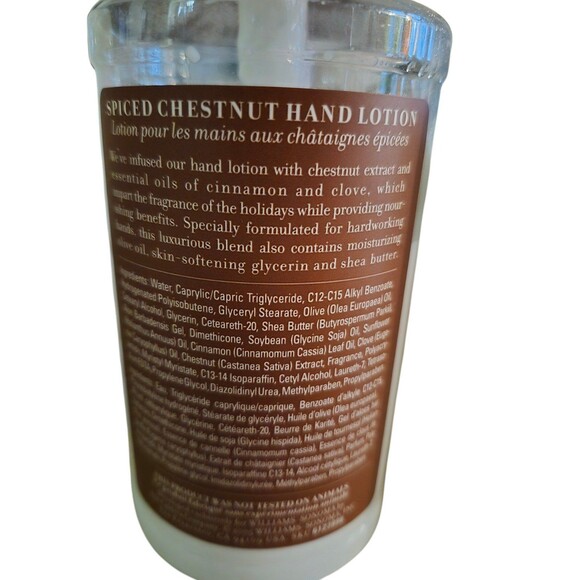 Williams Sonoma 4pc Lotion Set Meyer Lemon, Coriander, Spiced Chestnut + Caddy - Picture 6 of 7